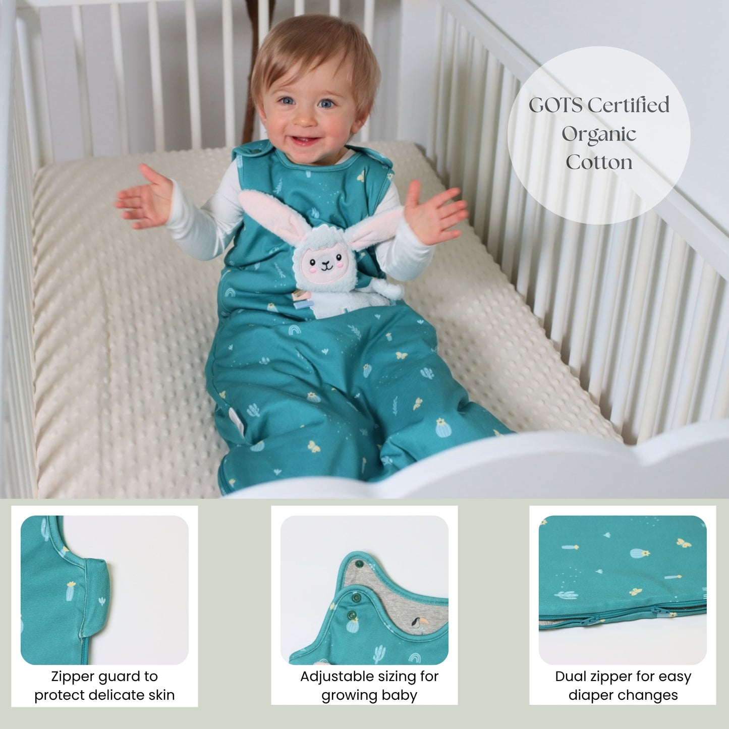 Toucan Baby Llama Sleep Sack