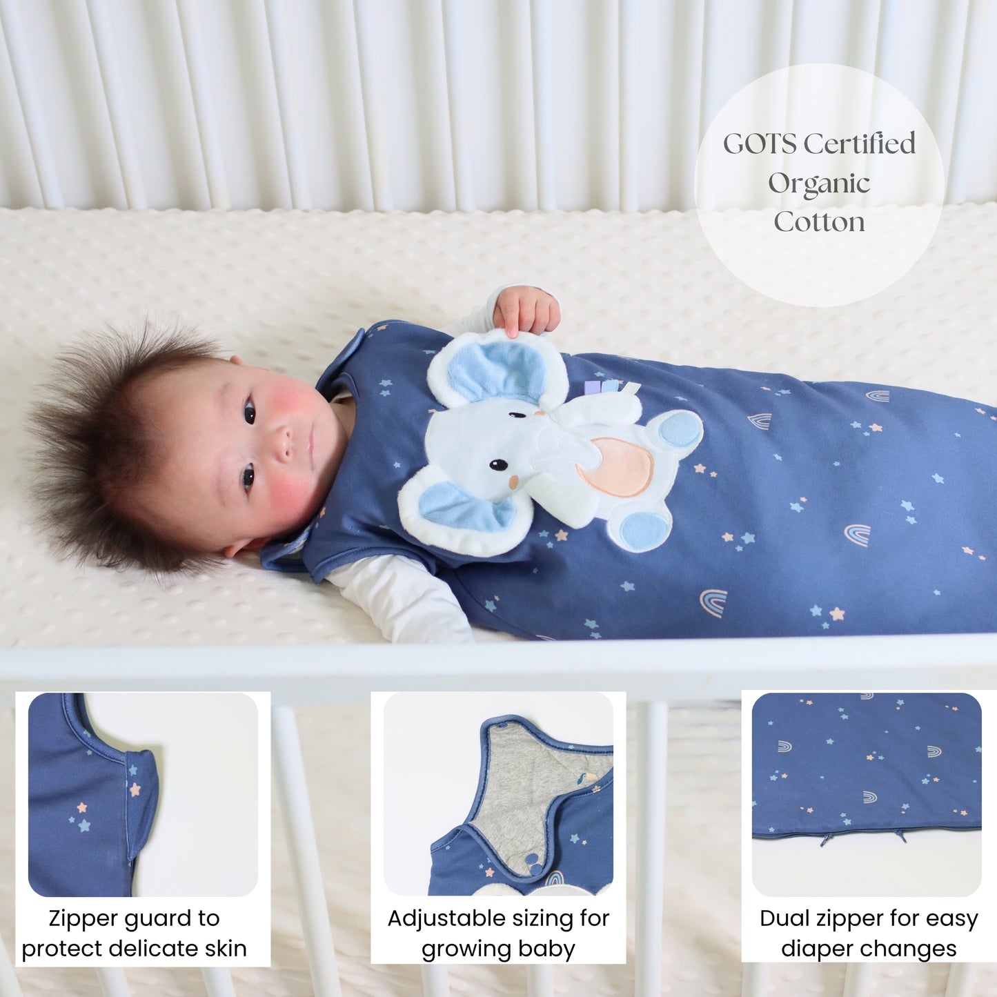 Toucan Baby Elephant Sleep Sack