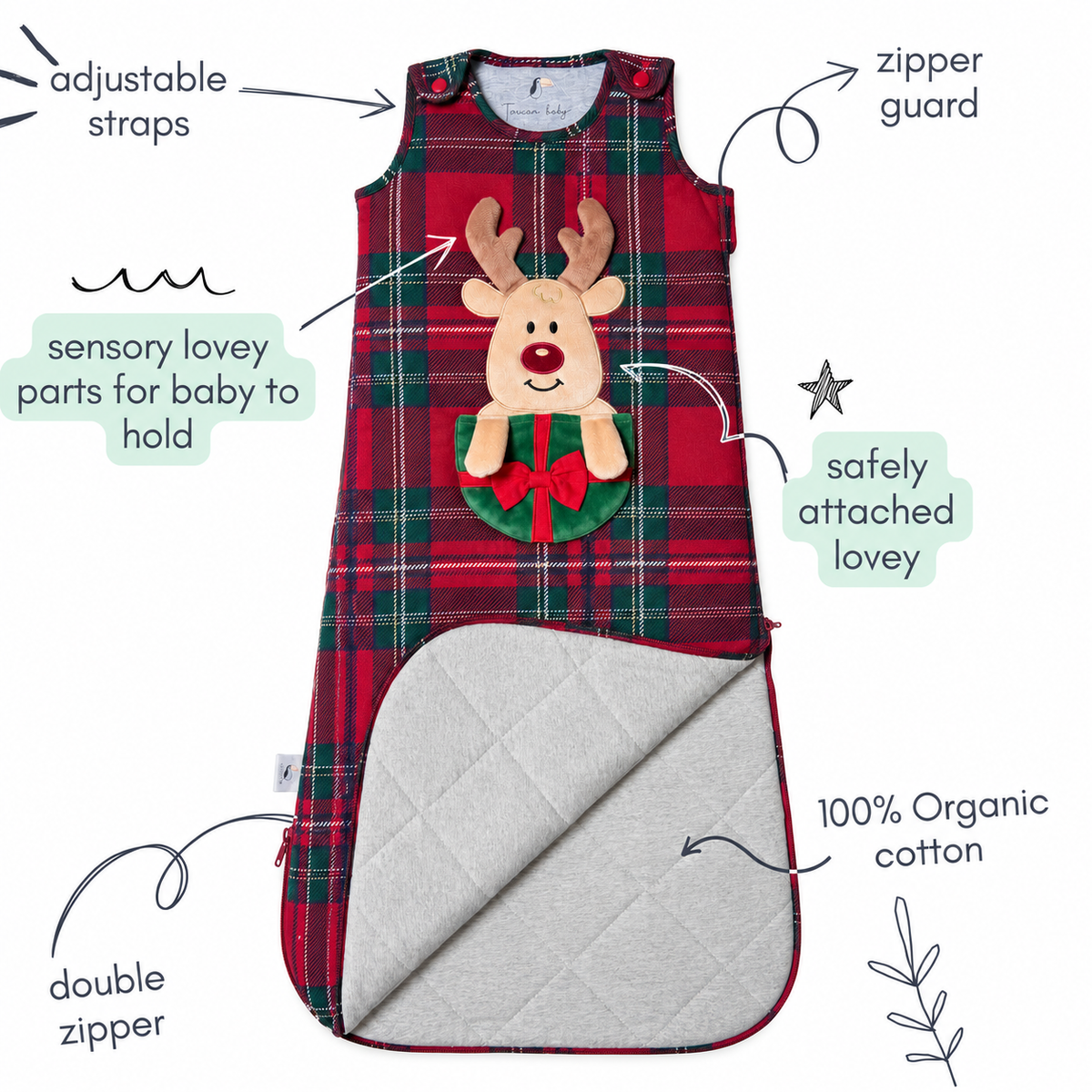 The Reindeer | Limited Edition Holiday Sleep Sack