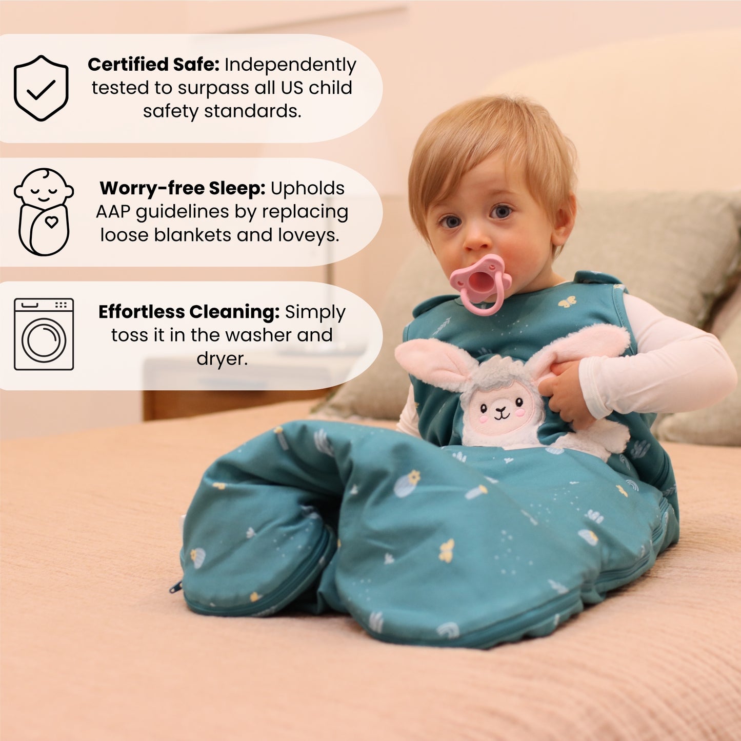 Toucan Baby Llama Sleep Sack
