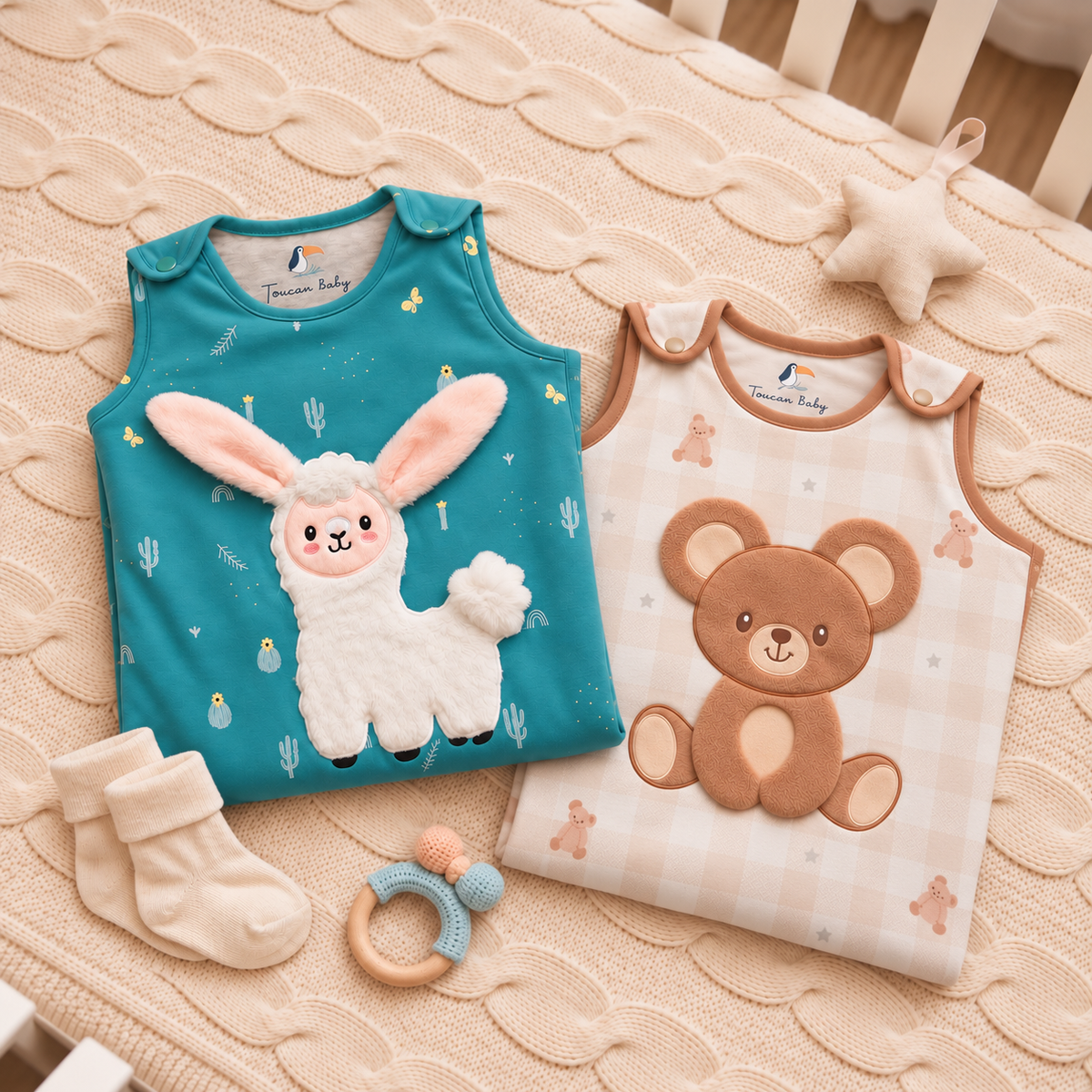 The Llama and Bear Duo (0-6 Months)