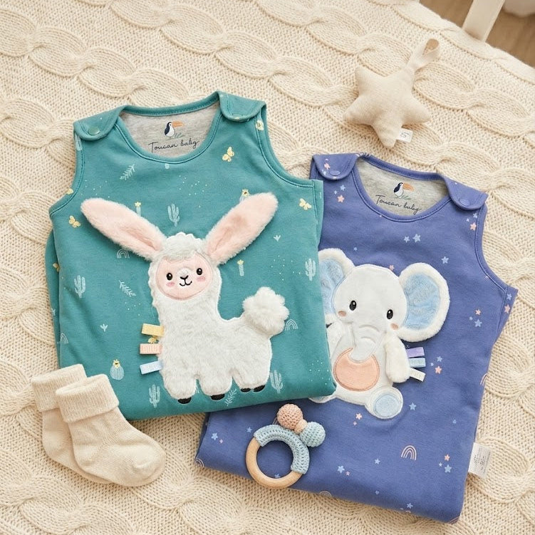 The Llama and Elephant Duo (0-6 Months)