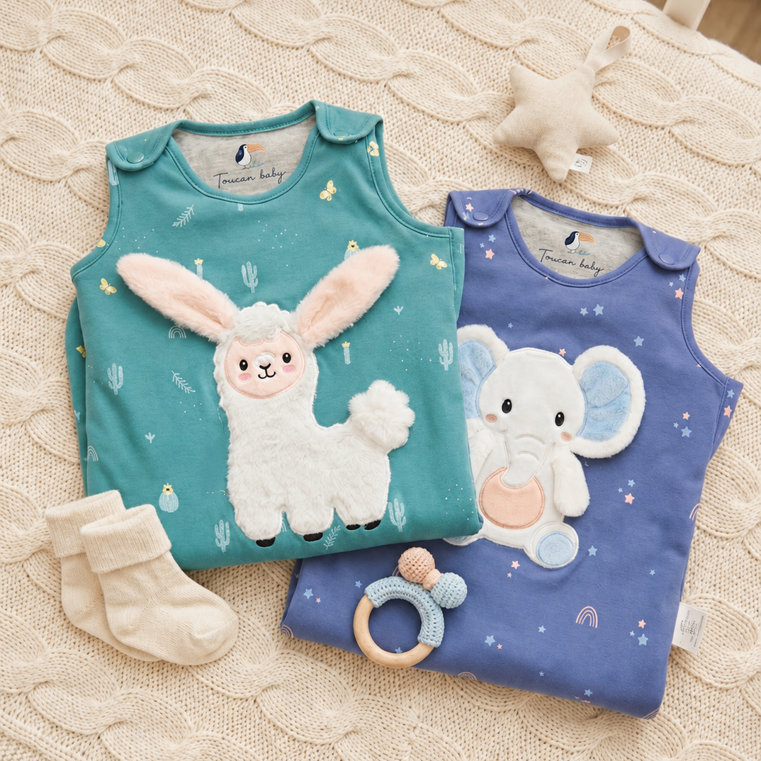 The Llama and Elephant Duo (0-6 Months)