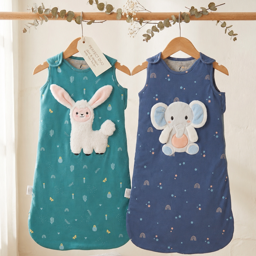 The Llama and Elephant Duo (6-18 Months)